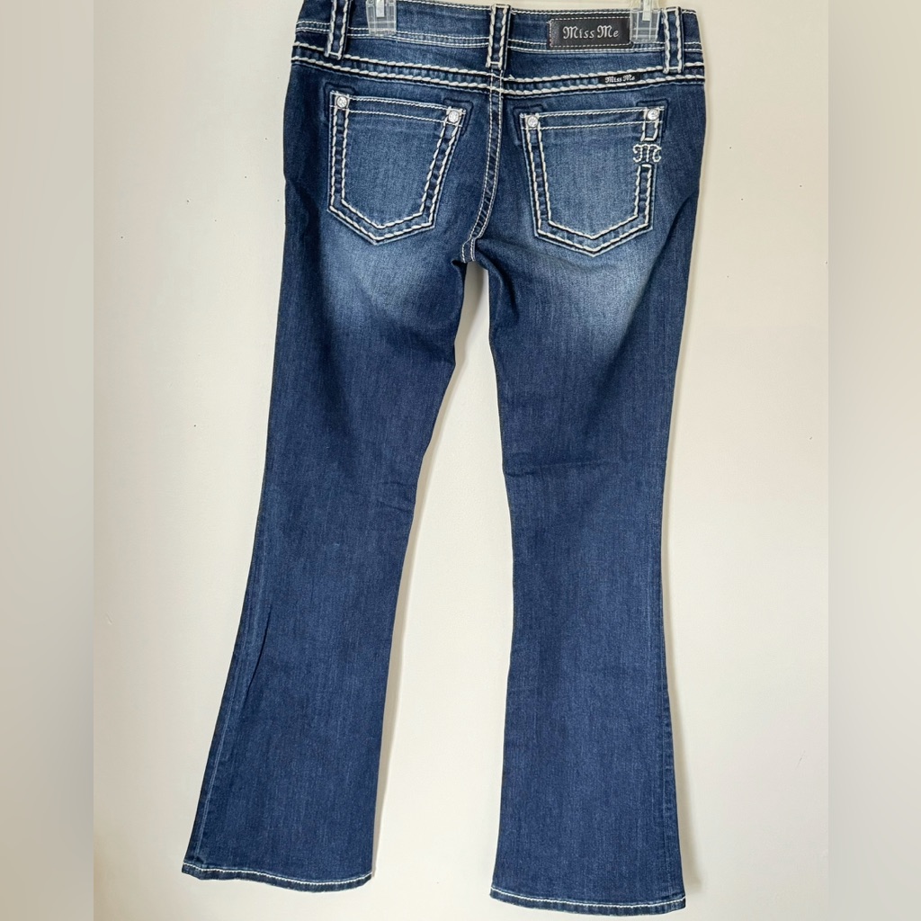 Miss Me Women's Blue Jeans Size 28 Used Once Excellent Condition. #12